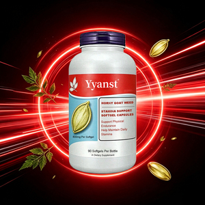 Extrait naturel de Horny Goat Weed en capsules molles pour maintenir la résistance quotidienne, l'endurance physique, la forme et la vitalité quotidienne pour les hommes - Product Image 5