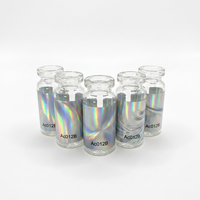 Etiquetas de Seguridad Personalizadas para Viales de 10 ml con Láser Holográfico, Pegatinas Anti Falsificación para Productos para el Cuidado de la Piel