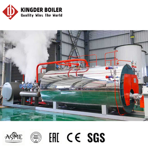 Chaudière à vapeur WNS 2 tonnes 1,25 Mpa à économie d'énergie avec économiseur, protection de sécurité, assemblage rapide, chaudière à gaz ou à mazout préassemblée - Product Image 1