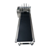 Convoyeur à vitesse réglable Type de machine de radiomessagerie automatique Sac en plastique Carte Friction Feeder Belt Machine de radiomessagerie intégrée