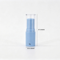 Stick déodorant format poche 8g 0.28oz, baume à lèvres vide en plastique pour emballage de soins naturels aux herbes de consoude, réf. HX503