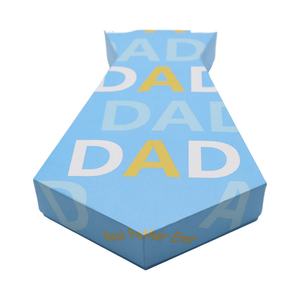 Boîte cadeau vide en carton rigide en forme de cravate pour parfum, idéale pour la fête des pères (cadeau pour papa) - Product Image 3