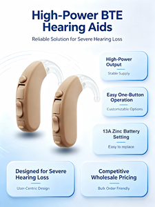 Aides auditives analogiques BTE en gros Retone, design <span class=keywords><strong>Siemens</strong></span> Lotus, réglables, haute qualité-<span class=keywords><strong>prix</strong></span>, beige, 13 piles zinc-air - Product Image 4