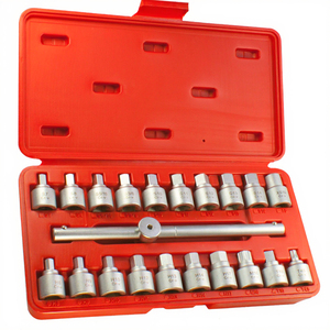 Jeu de clés pour bouchon de vidange, outil manuel CR-V, acier au carbone moyen, gris, 21 pièces - Product Image 3