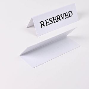 Acrylic Inverted Triangle <b>Table</b> <b>Card</b> Customization for Hotel & Restaurant Reservations Model TY-003 Desktop Display Rack - Product Image 4