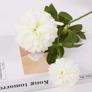 Palla di Crisantemo Artificiale in Seta a 2 Teste, Decorazione per Natale, Laurea, Pasqua, Tavolo da Pranzo e Scrivania - Product Image 5