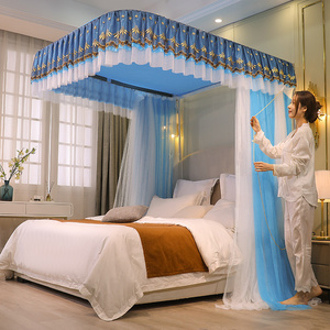 قضيب دليلي على شكل حرف U على شكل قصر به ثلاثة أبواب بكرة قماش ناموسية - Product Image 6