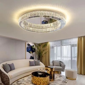 Mới Nhất Trang Trí <span class=keywords><strong>LED</strong></span> Chrome Đèn Trần Sang Trọng Gương Hoàn Thành Pha Lê Đèn Trần - Product Image 5