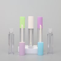 Nouveauté : contenants vides pour gloss à lèvres personnalisés de 4,85 ml, grand applicateur, tube de gloss à lèvres, tube de gloss à lèvres, rouge à lèvres cosmétique en plastique
