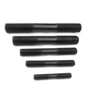 Shenghu Verzinkte Schwarz Oxidierte Kohlenstoffstahl Doppelkopf-Stehbolzen - Rostbeständig Hochfest 8.8 Klasse DIN/GB Anpassbare Größe und Farbe - Product Image 6