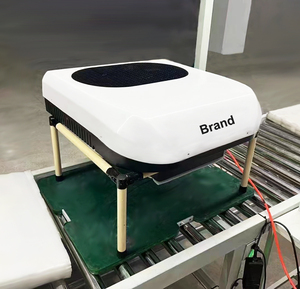 12V RV xe tải Marine trên mái nhà điện điều hòa không khí 24V tự động bãi đậu xe mát 12Volt mini AC với đôi cánh quạt máy nén - Product Image 1