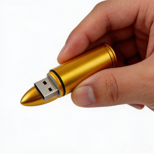 Memoria USB con Forma de Bala Metálica, Regalo Promocional, Logotipo Personalizado, Pendrive, Memoria USB de 16 <span class=keywords><strong>GB</strong></span>, <span class=keywords><strong>32</strong></span> <span class=keywords><strong>GB</strong></span>, 64 <span class=keywords><strong>GB</strong></span> - Product Image 4
