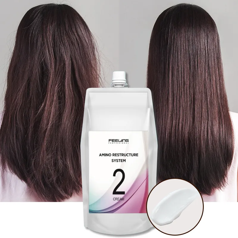 FÜHLEN Keine Konservierung mittel Keratin Behandlung Perm System Neutral isator Creme Amino Protein Ersetzen Keratin Brasilia nische Behandlung