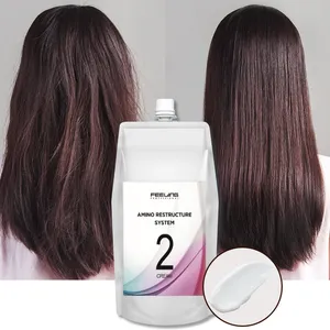 Rasa tidak ada pengawet perawatan keratin sistem Perm krim penetralisir Protein Amino mengganti perawatan Keratin Brasil