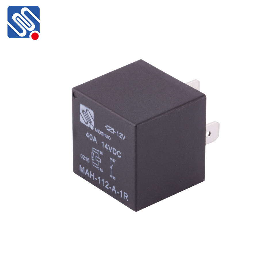Meishuo MAH-S-112-A-1R Mini High Power 40A/14VDC Automotive Relay New 12 Volt Resistor for Camry Model Peugeot Car Auto Relays