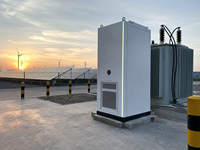 Armoire de stockage d'énergie 261 kWh 125 kW LiFePO4 à refroidissement liquide IP55 avec BMS intelligent CAN/RS485 pour la réduction des pics de consommation, compatible réseau (On-Grid/Off-Grid) BOX-E/OEM