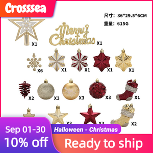 Ensemble de 70 boules de Noë<span class=keywords><strong>l</strong></span> peintes et électroplaquées, décorations pour <span class=keywords><strong>arbre</strong></span> de Noë<span class=keywords><strong>l</strong></span>, fête du Nouvel An, kit d'ornements pour les fêtes - Product Image 3