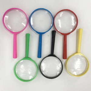 Kaca pembesar mainan plastik kualitas tinggi grosir kaca pembesar akrilik warna-warni murah untuk anak-anak - Product Image 5