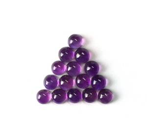 IGI certificado 4mm 5mm calibrado AAA grado Natural amatista Africana cabujón semiprecioso piedra preciosa suelta precio al por mayor - Product Image 6