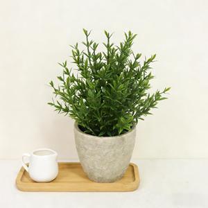 <span class=keywords><strong>Plantes</strong></span> d'épices artificielles, romarin vert moyen, petit arbre, faux arbre d'intérieur, décoration de bureau, bonsaï, arrangement floral - Product Image 6