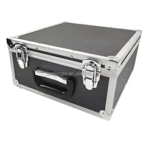 Pequeno Alumínio Carrying Preço Barato Painel Preto espuma personalizado inserir Ângulo Direito Quadro Preto Painel Tool Case com espuma