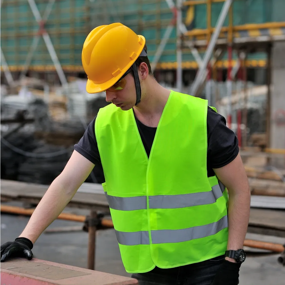 Gilet de securite hi viz safety vests with custsomized logo printing security vest for men work wear ENISO 20471 OEM custom