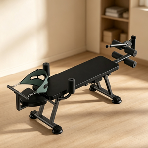 Máquina Multifuncional de Pilates <span class=keywords><strong>para</strong></span> Moldear y Estirar, Banco <span class=keywords><strong>El</strong></span>éctrico Ajustable <span class=keywords><strong>para</strong></span> Estirar la Columna Vertebral, Entrenador Cervical y Lumbar - Product Image 1