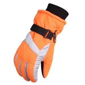 Guantes de esquí para niños, cálidos para invierno, con forro polar grueso, impermeables, para exteriores, modelo juvenil de 5 a 10 años - Product Image 3