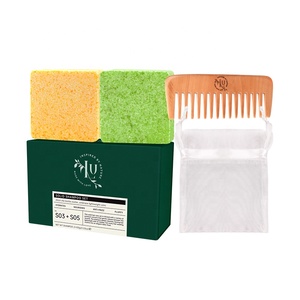 Fabrication en gros de savon solide shampoing végétalien artisanal <span class=keywords><strong>LU</strong></span> au thé vert, anti-pelliculaire, régulateur de sébum et nourrissant pour usage personnel - Product Image 1