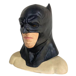 Maschera in Latex con Cappuccio da Supereroe - Accessori per Feste in Maschera di Halloween <span class=keywords><strong>Marvel</strong></span> Batman, Vendita Diretta dalla Fabbrica - Product Image 2