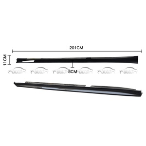 Extensiones de faldones laterales de fibra de carbono para BMW F97 F98 X3M X4M G01 G02 X3 X4 2019-2021, estilo automotriz - Product Image 2