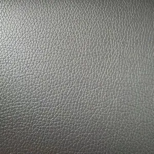 Ready made Stock leather for car seat covers sofa or bags lychee design Nappa design embossed style PVC leather