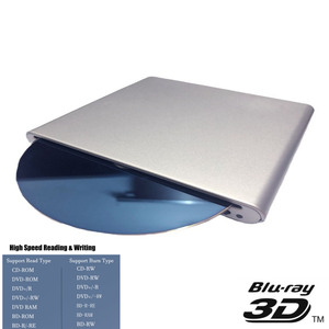 Grabadora <span class=keywords><strong>de</strong></span> <span class=keywords><strong>Discos</strong></span> Blu-ray Externa USB 3.0 con Botón, Grabadora BD-RW Móvil <span class=keywords><strong>de</strong></span> Alta Velocidad - Product Image 3