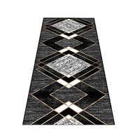 Commercial géométrique luxe lumière Polyester tapis paillasson fait à la Machine entrée couloir couloir chevet tapis de sol Home Runner