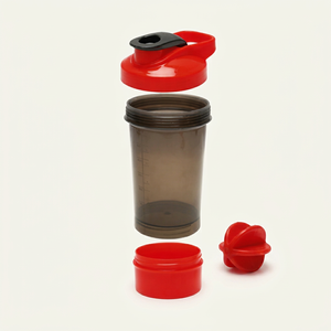 Plastic <b>Shaker</b> <b>Bottle</b> With Flip Lid Bpa Free 600ML For Gym Adults Direct Drinking Sports Design - Product Image 3