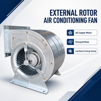 Ventilateur centrifuge à rotor externe industriel pour les unités de climatisation et les systèmes de ventilation CVC