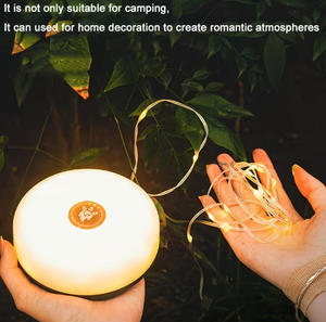 Guirlandes lumineuses LED portables rechargeables par USB avec base magnétique, étanches, multi-modes, pour tente extérieure et situations d'urgence - Product Image 6