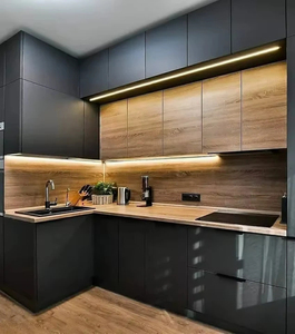 Armadi da <span class=keywords><strong>cucina</strong></span> con finitura laccata su misura design moderno gratuito moderno Set completo di mobili da <span class=keywords><strong>cucina</strong></span> - Product Image 5