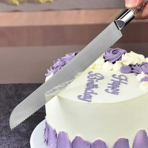 Set di Accessori per Matrimoni e Compleanni: Paletta in Acciaio Inossidabile con Manico in Plastica, Tagliatorta Nuziale, Coltello per Pane - Product Image 5