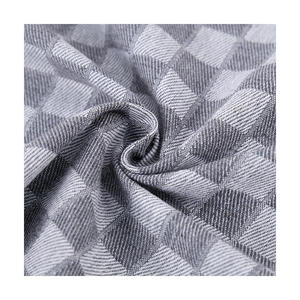 Nouvelle mode chaude 100% coton Jacquard Plaids tissu teint en fil vert vichy pour manteaux vestes chaussures doublure accessoires pour garçon - Product Image 1