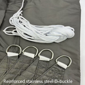 Tamaño personalizable impermeable protección solar protección UV toldo gris jardín patio camping cubierta dosel <span class=keywords><strong>vela</strong></span> de <span class=keywords><strong>sombra</strong></span> <span class=keywords><strong>rectangular</strong></span> - Product Image 5
