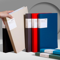 Boîte de classement A4 en PP avec logo personnalisé, pochettes intérieures transparentes épaisses et durables, multi-pages, prix usine, présentoir de documents