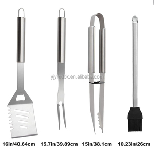 Nhiệt kế trong trường hợp thép không gỉ nướng công cụ thiết lập cho sân sau cắm trại ngoài trời 23 cái phải có <span class=keywords><strong>BBQ</strong></span> nướng phụ kiện thiết lập - Product Image 2