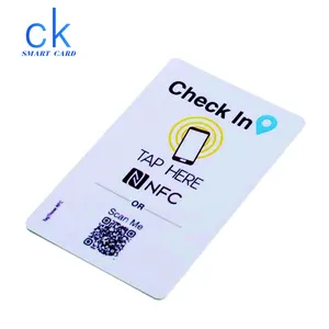 Most Preferential Price Customized13.56MHZ Hotel Office Business Card Smart PVC NFC Card