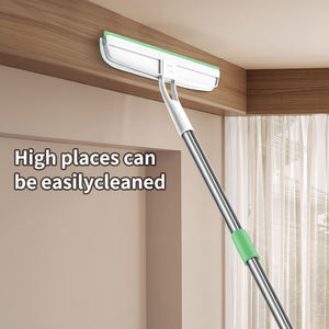 Nettoyeur de vitres avec tampon en microfibre détachable et grattoir, outil de nettoyage de vitres à séchage rapide sans traces pour un usage domestique - Product Image 3