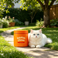 Solution personnalisée OEM ODM pour chats : Complément alimentaire quotidien tout-en-un pour chatons et chats adultes, sous marque privée, friandises à mâcher molles
