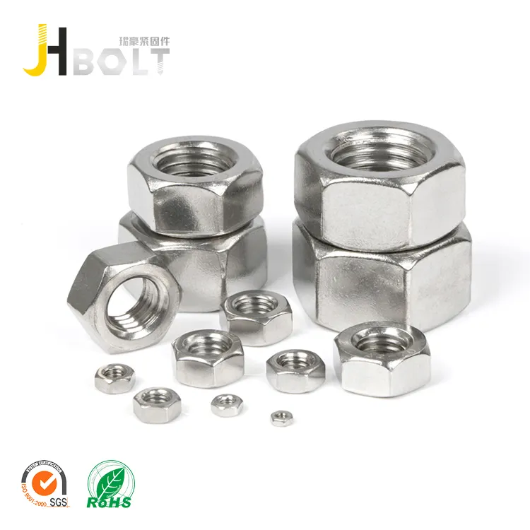 10% OFF! Nut Bolt Supplier Nut 2 Inch Grade 4.8, 6.8, 8.8, 10.9, 12.9, A2 to 70, A4 to 80