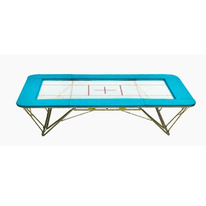 <span class=keywords><strong>Trampoline</strong></span> de <span class=keywords><strong>compétition</strong></span> standard et homologué pour la <span class=keywords><strong>gymnastique</strong></span>, grand <span class=keywords><strong>trampoline</strong></span> 518x305x115 cm avec rouleaux, pour l'exportation - Product Image 1