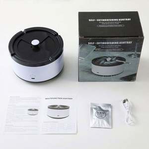 Cendrier multifonction intelligent pour la maison, fonction de filtration de la fumée secondaire des cigarettes, élimination des odeurs, accessoires pour fumeurs - Product Image 5