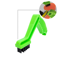 Brosse de nettoyage et outil de décapage ergonomique 2-en-1 pour tampons de polissage en mousse et en laine